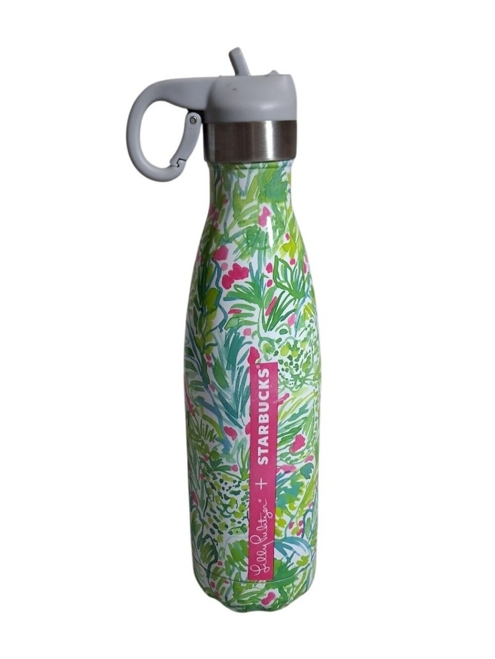 Starbucks Lilly Pulitzer Swell Bottle Palm Beach Jungle 17oz S'well Tumbler